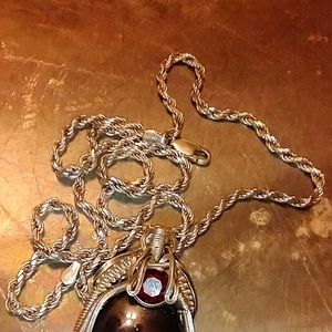 22inch Rope LINK Chain Sterling Silver 925 italy